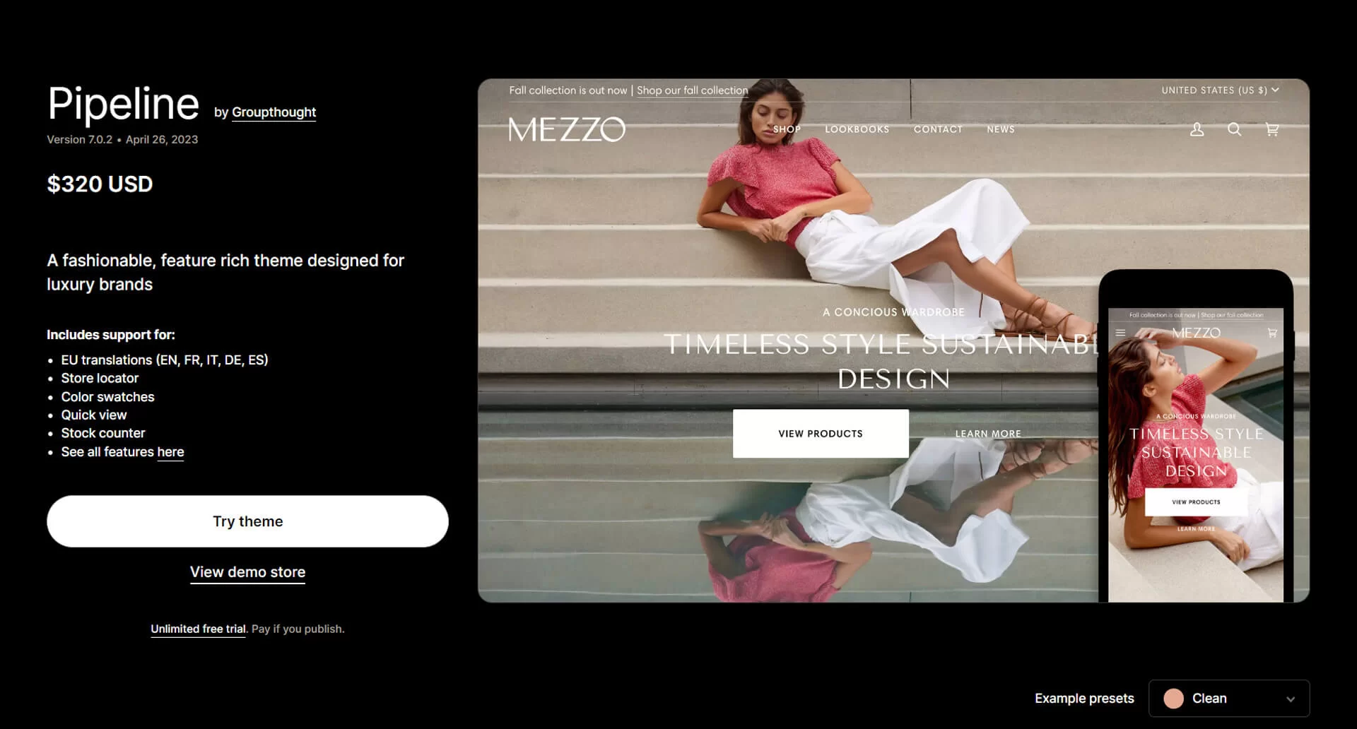 pipeline large Theme